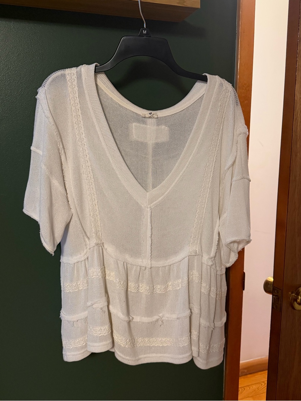 Pol light sweater peplum top